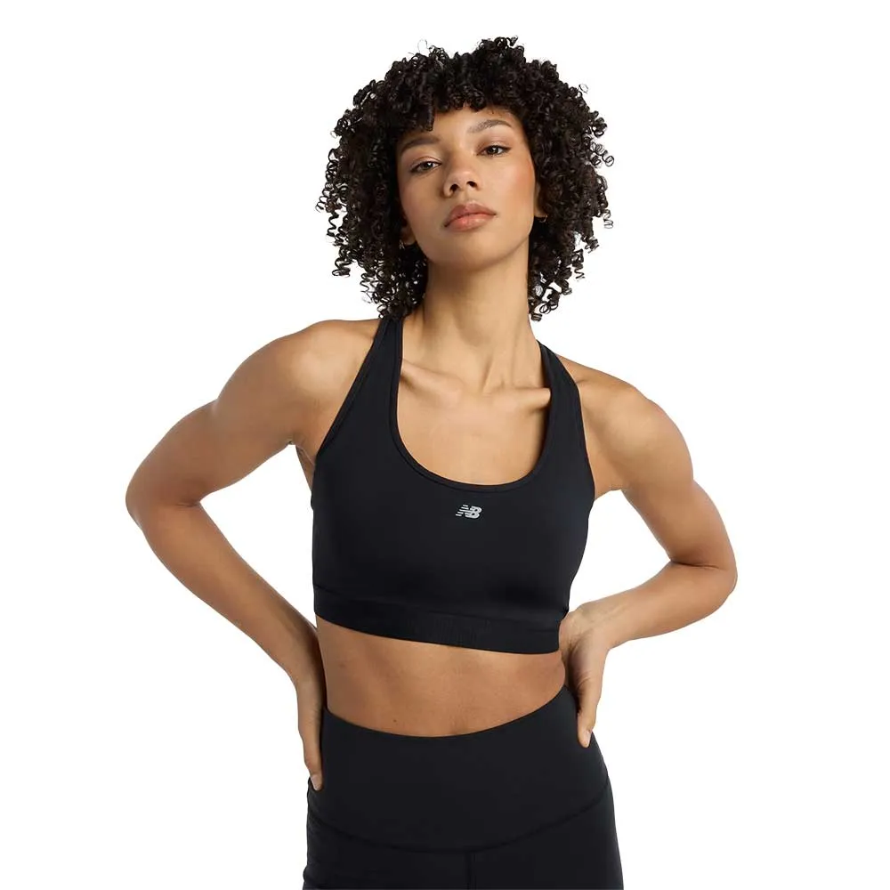 Womnen's NB Essential Run Bra - Black Wire Free Comfort