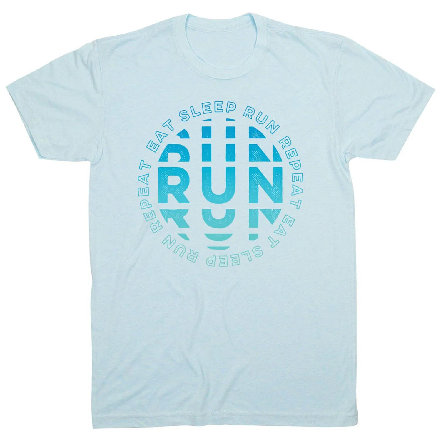 Fashion-Forward Fit Value for Money Running Short Sleeve T-Shirt - Eat Sleep Run Repeat