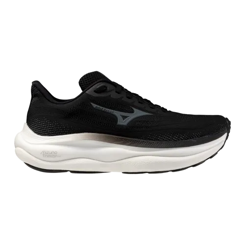 running in professional tracks shoes Women's Wave Sky 9 (90MG - Black/Metallic Grey)