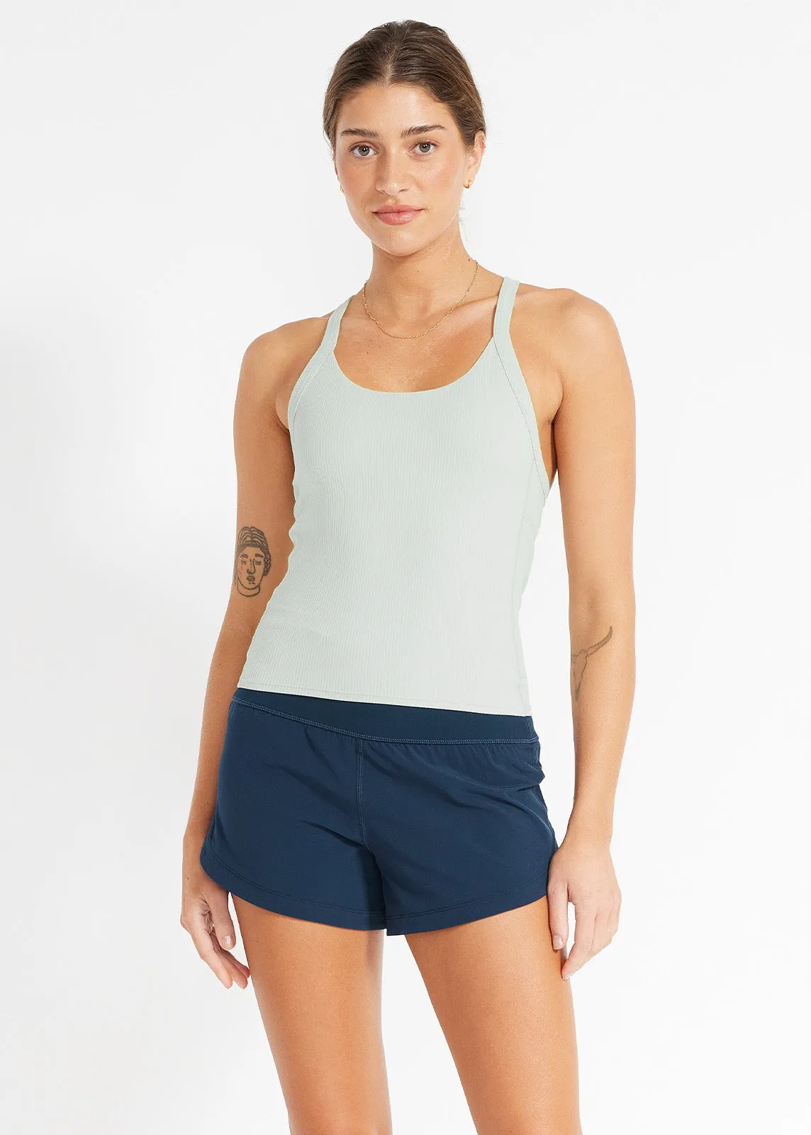conventional weapons Multi Use Ribbed Cardio 2-1 Tank