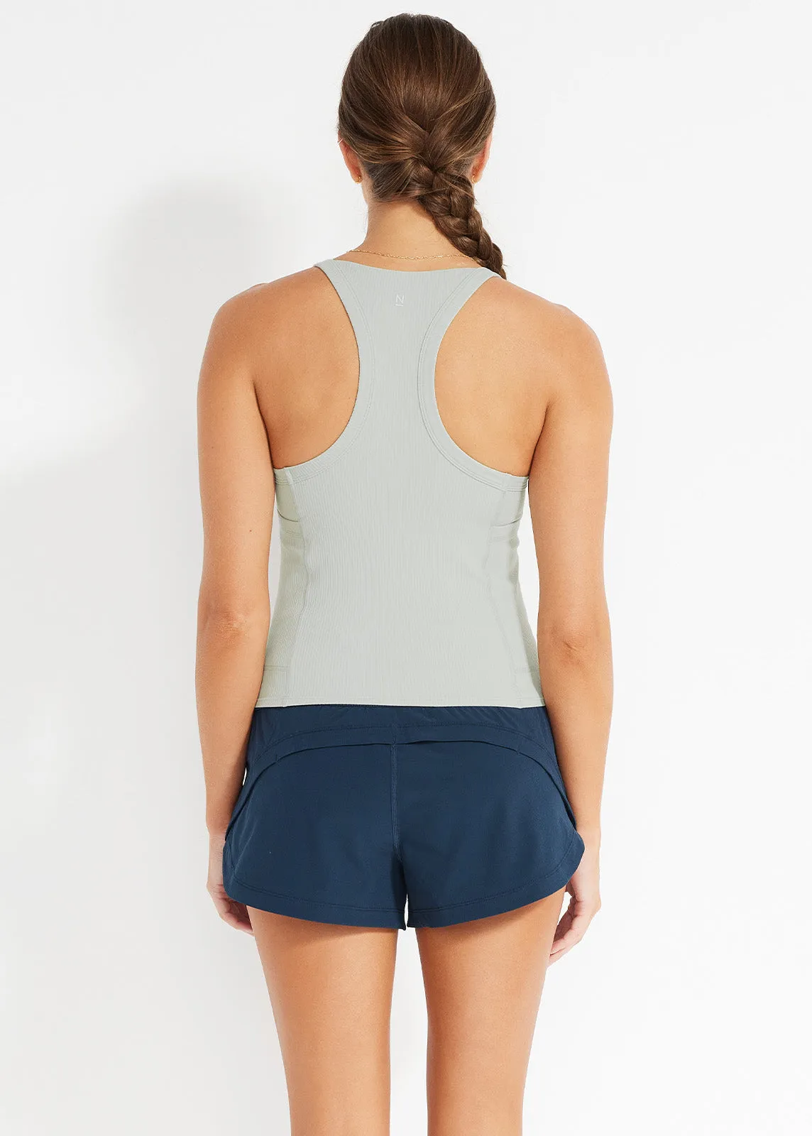 Ribbed Cardio 2-1 Tank Wick Effect low humidity use