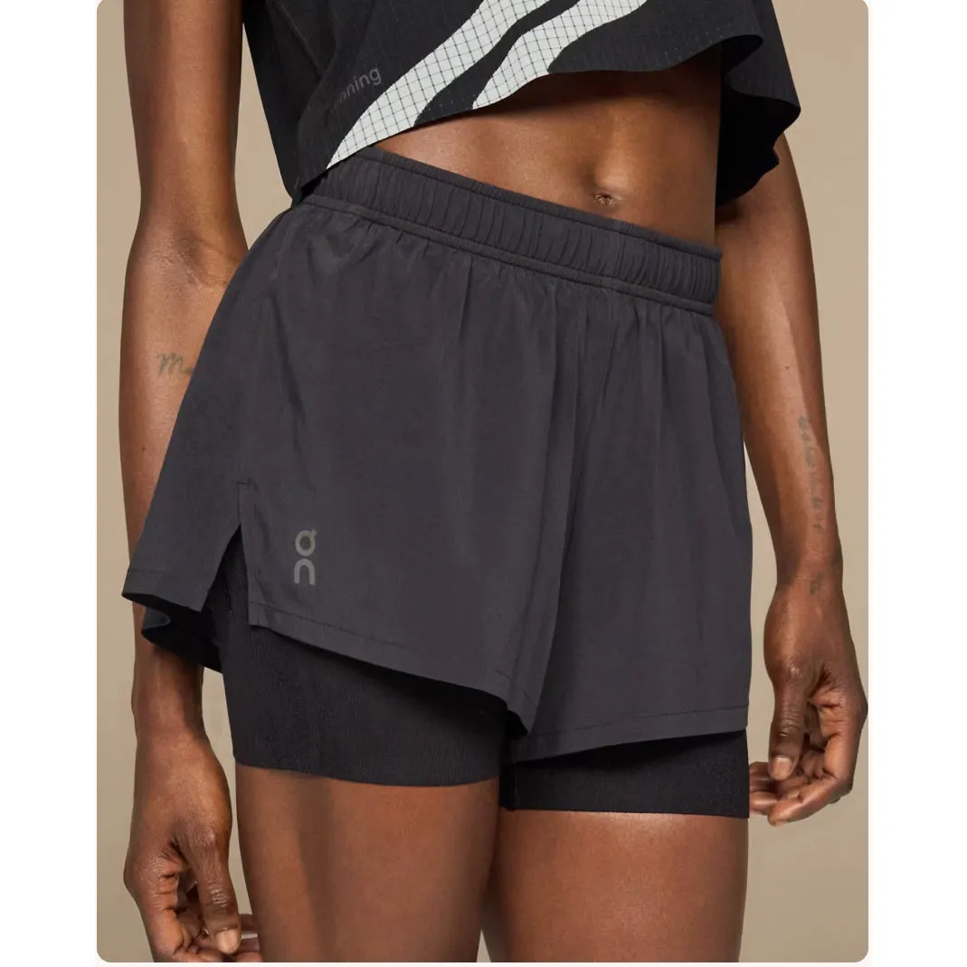 Open Glow Training Fit On Women's Pace Shorts Black