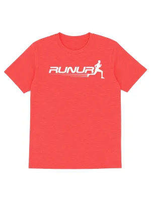 SHORT SLEEVE TEE -  CORAL - THE RECOVERY Fresh Comfort Style Daily Outfit Style