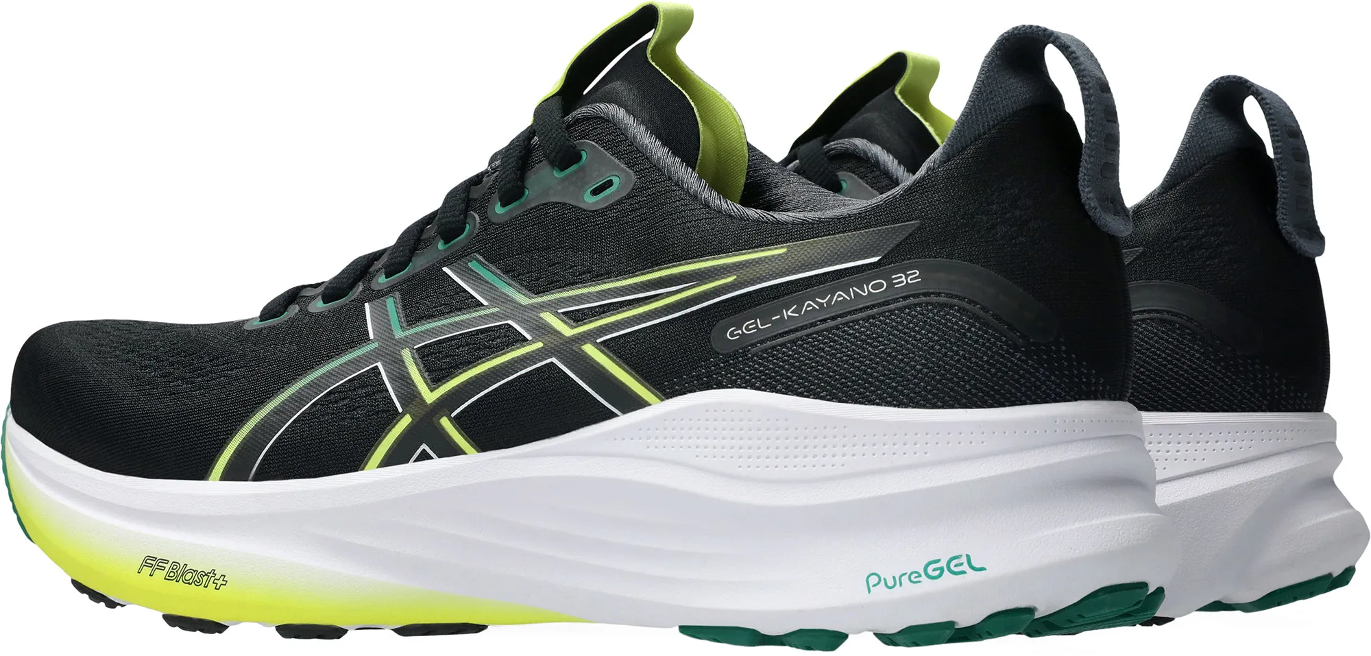 tap shoes grip - improved running shoes Asics Gel Kayano 32 Mens Running Shoes - Black