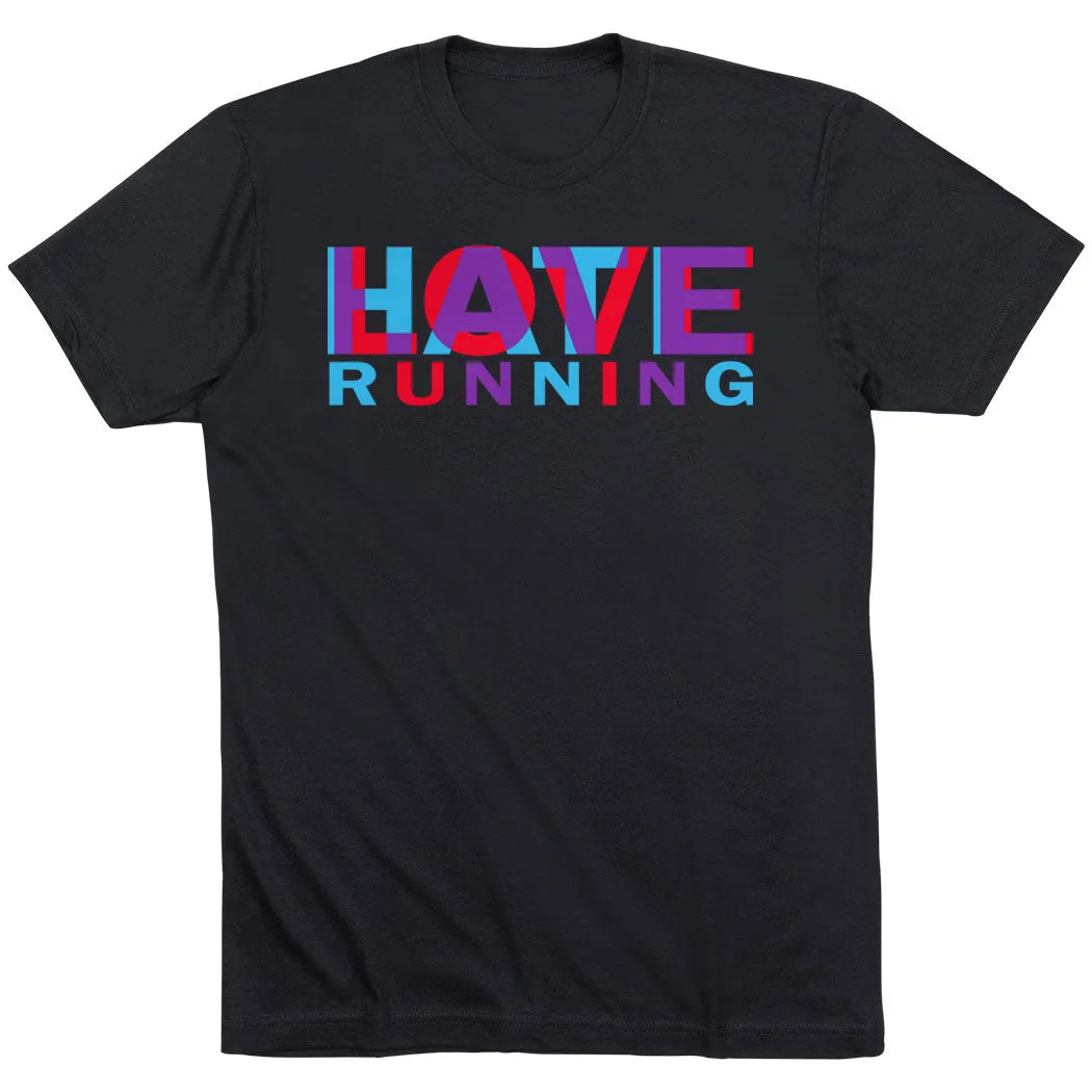 Running Short Sleeve T-Shirt - Love Hate Running Slim Design