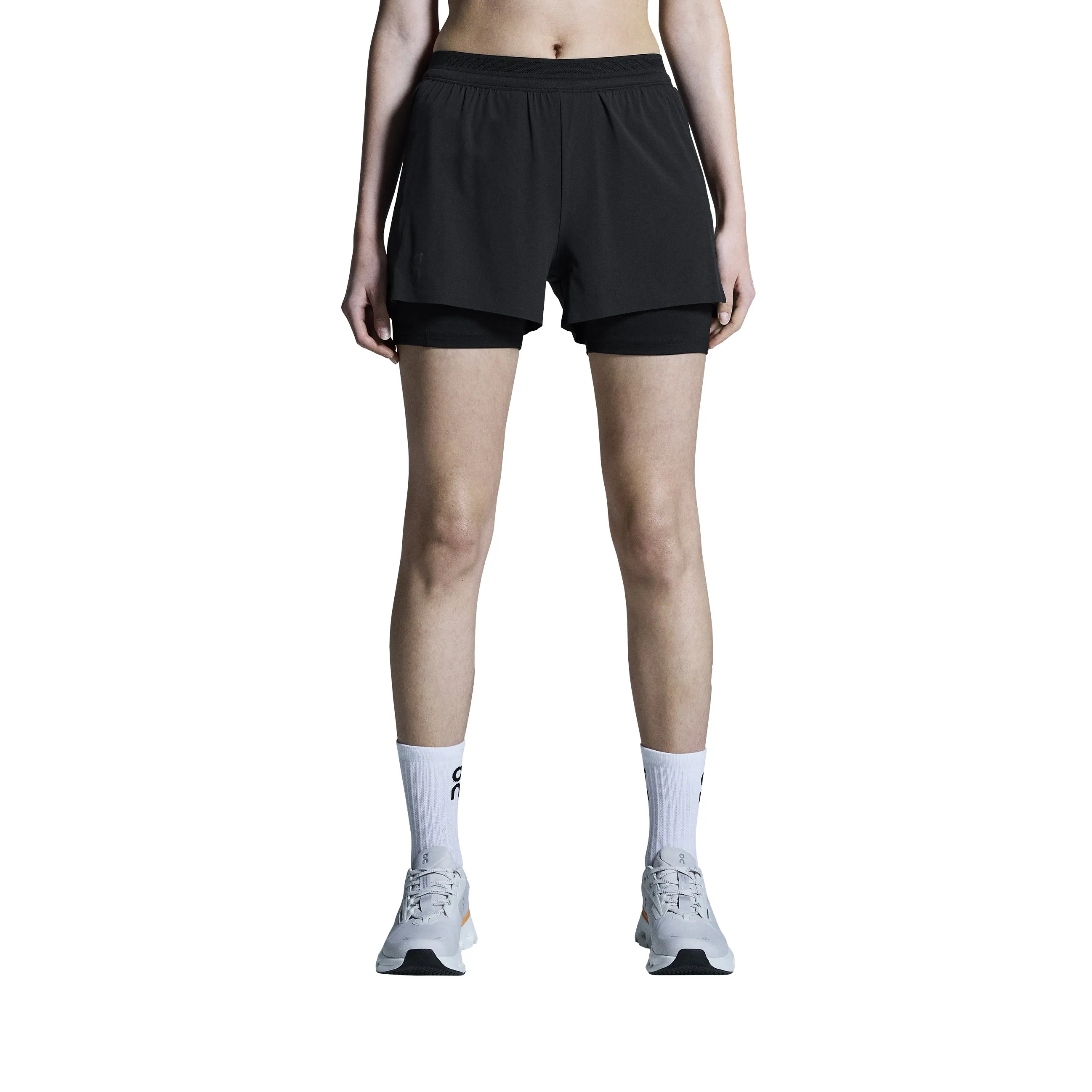 Women's 3 Inch Performance 2 in 1 Shorts Black Casual Wear