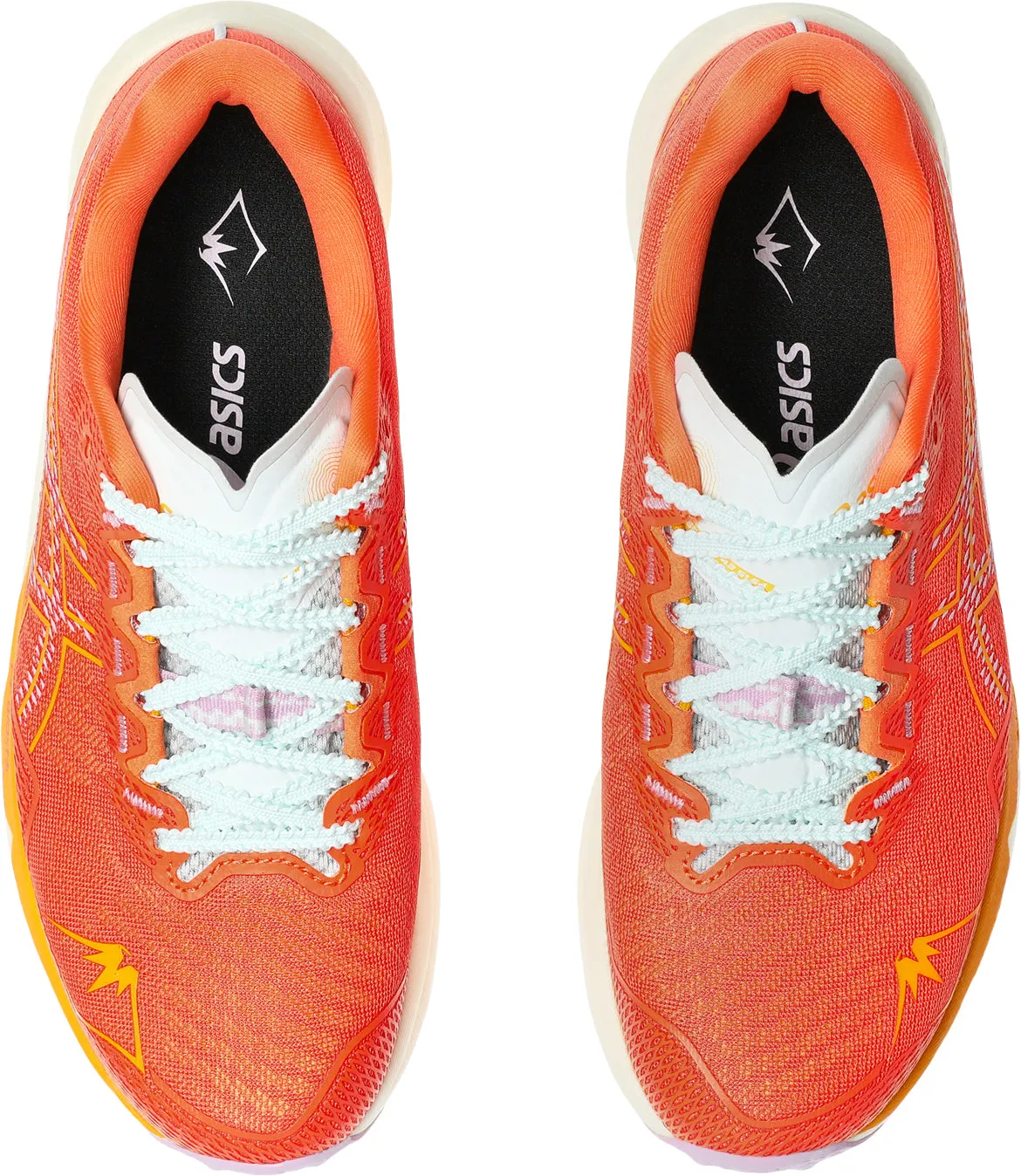 short - distance runner Asics FujiSpeed 3 Womens Trail Running Shoes - Orange