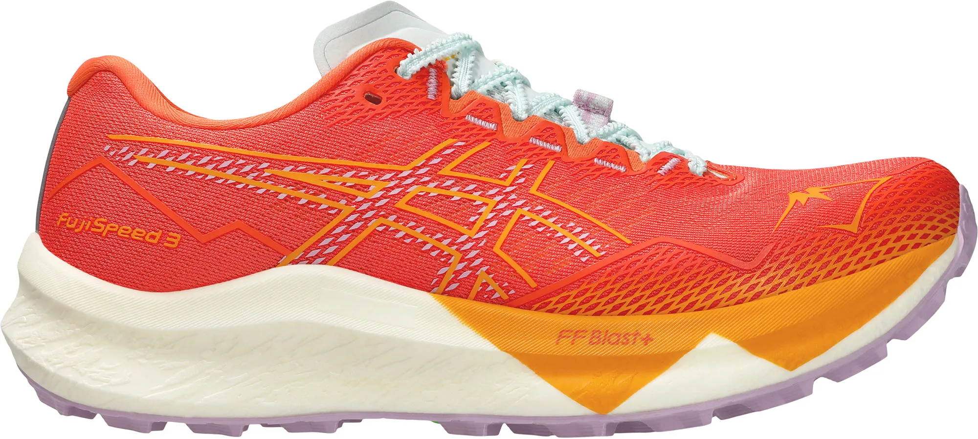 buckle - strap shoes Asics FujiSpeed 3 Womens Trail Running Shoes - Orange