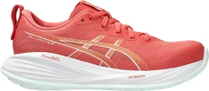 running in color runs shoes Asics Gel Cumulus 27 Womens Running Shoes - Pink