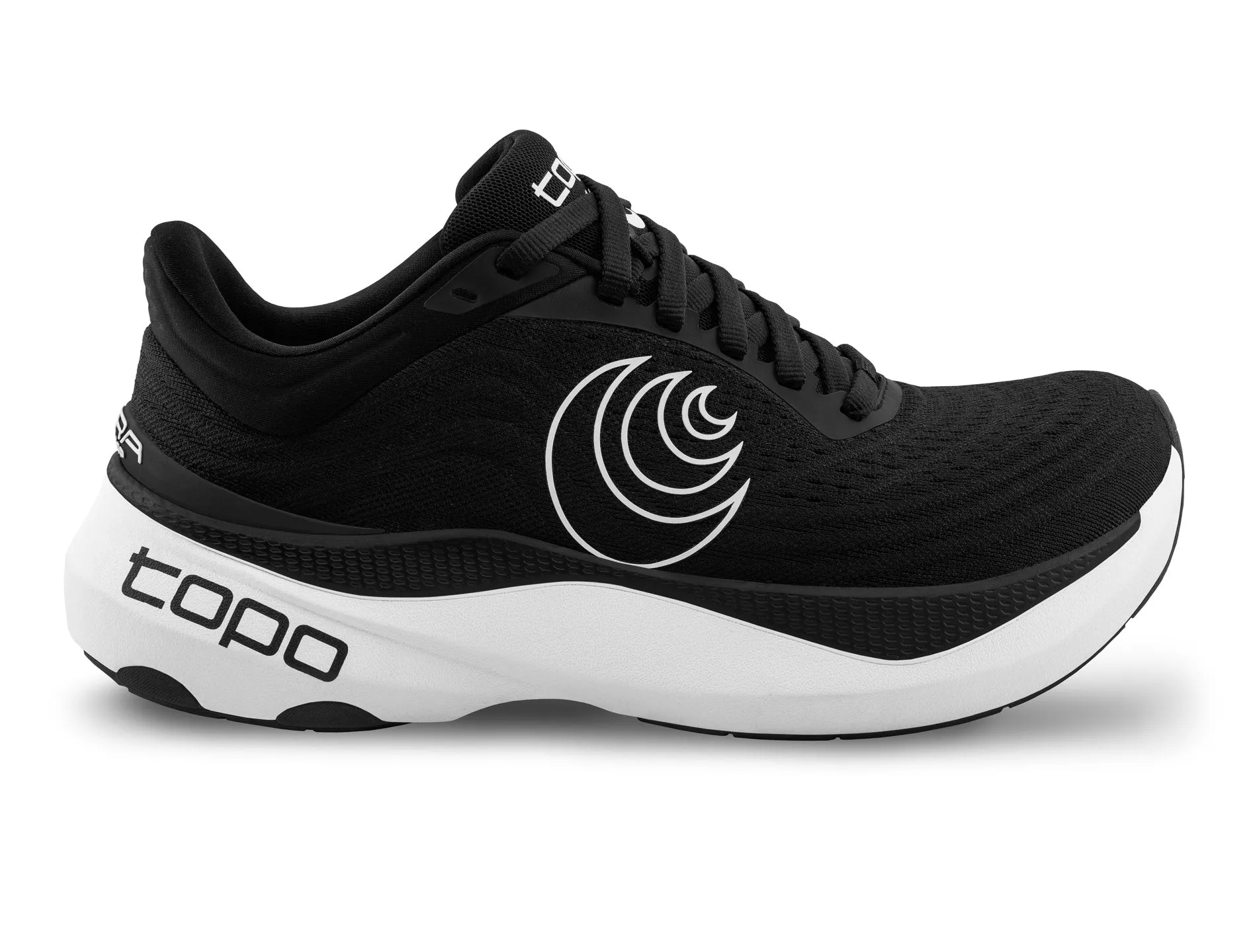 Full Length Cushion Bed Topo Athletic | Aura | Women's | Black/White