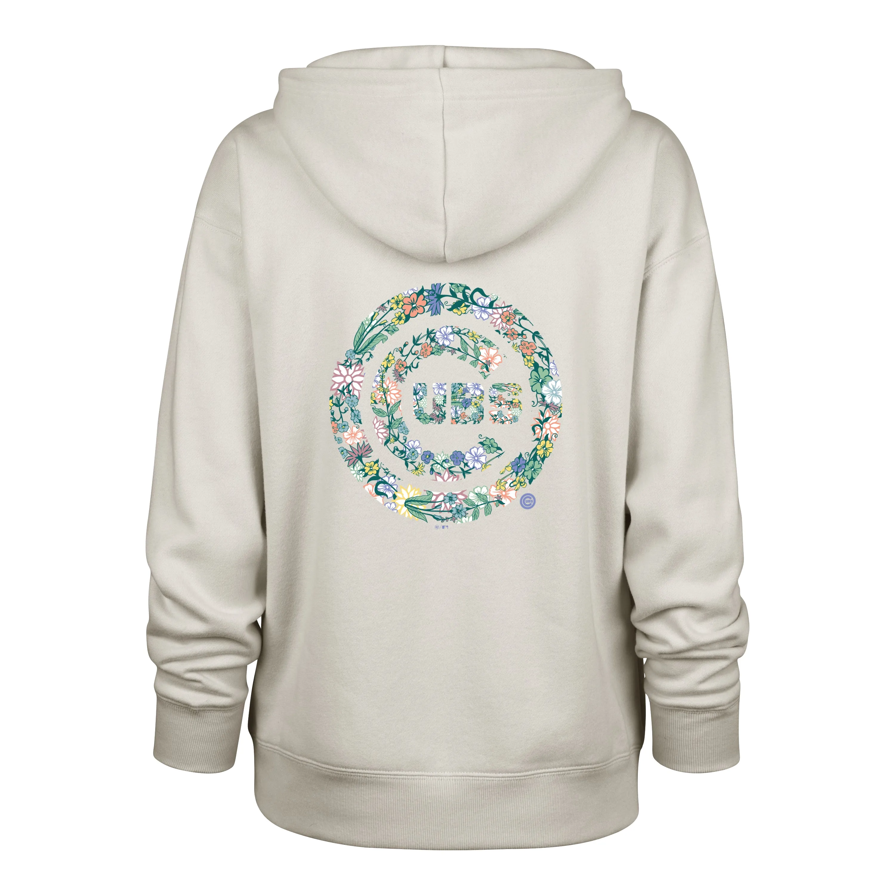Casual Vibe Holiday Glow CHICAGO CUBS FULL BLOOM '47 NAOMI HOOD WOMENS