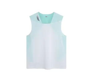 Women's Singlet | White/Green Deployment - easy