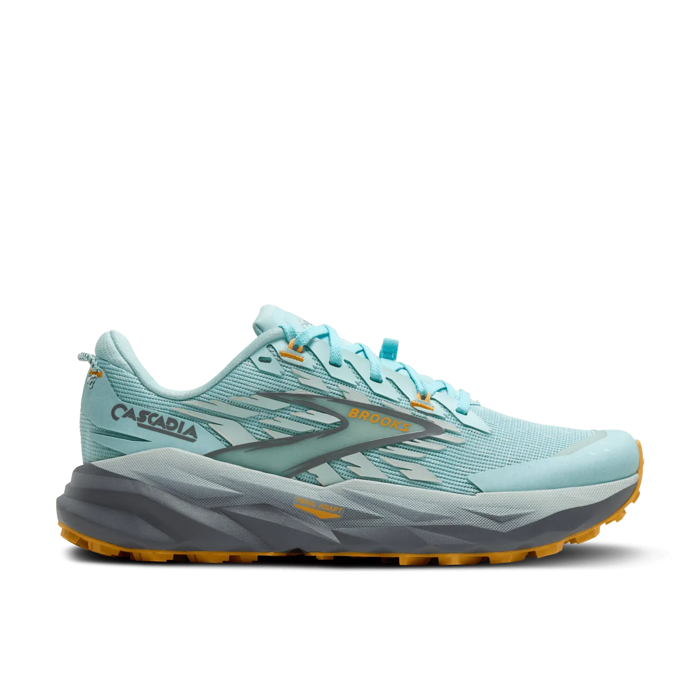 Brooks Cascadia 19 D Wide Womens icy terrain sneakers Sock Like Collar Fit