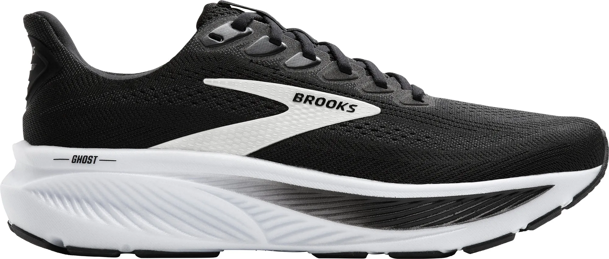 Brooks Ghost 17 Mens Running Shoes - Black event - specific shoes soft - surface running shoes