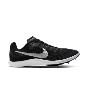 racing use Neutral Stride Design Unisex Zoom Rival Distance (001 - Black/Metallic Silver-Black)