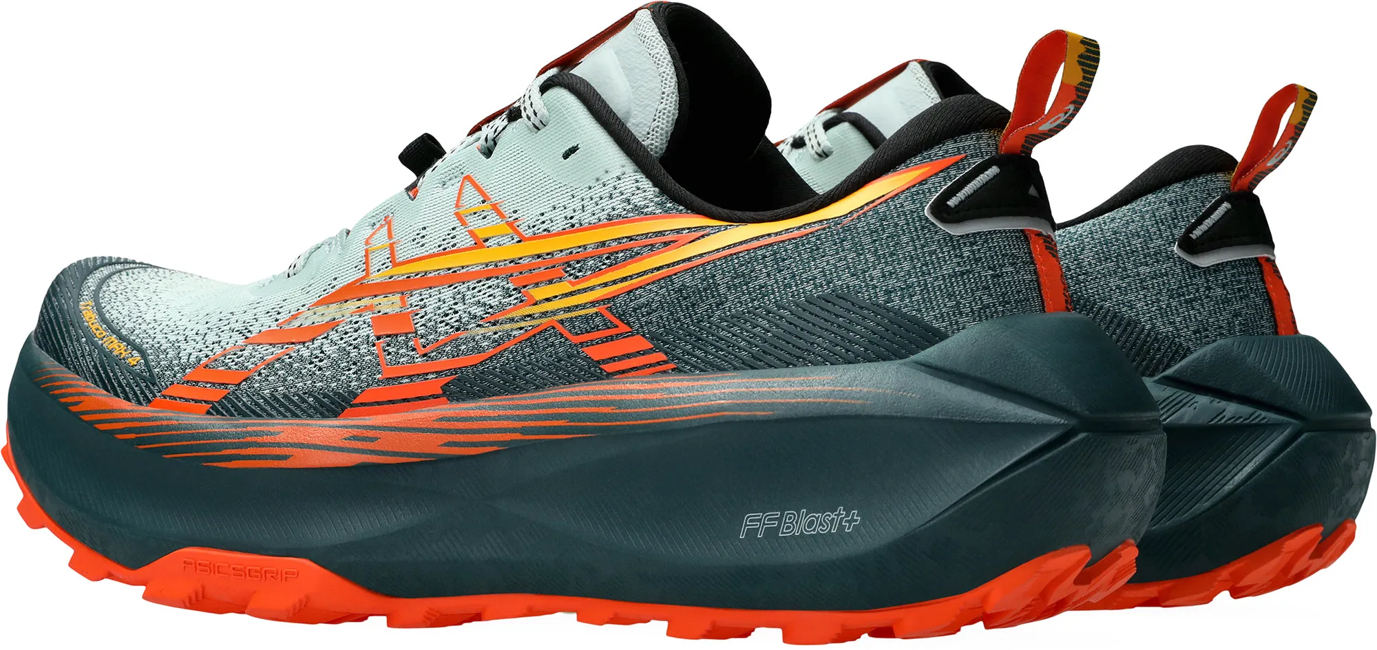 dual - density sole shoes modular Asics Trabuco Max 4 Mens Trail Running Shoes - Green