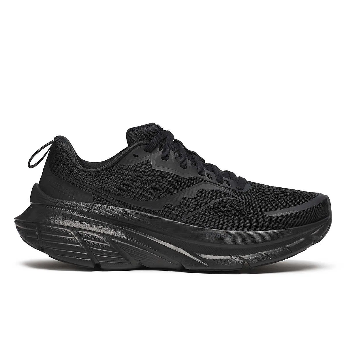 Airflow Fabric running on flat ground shoes Saucony | Guide 18 | Women's | Triple Black
