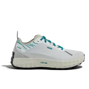 Odor control Norda 001 Trail Running Shoe (Retro White/Forest)