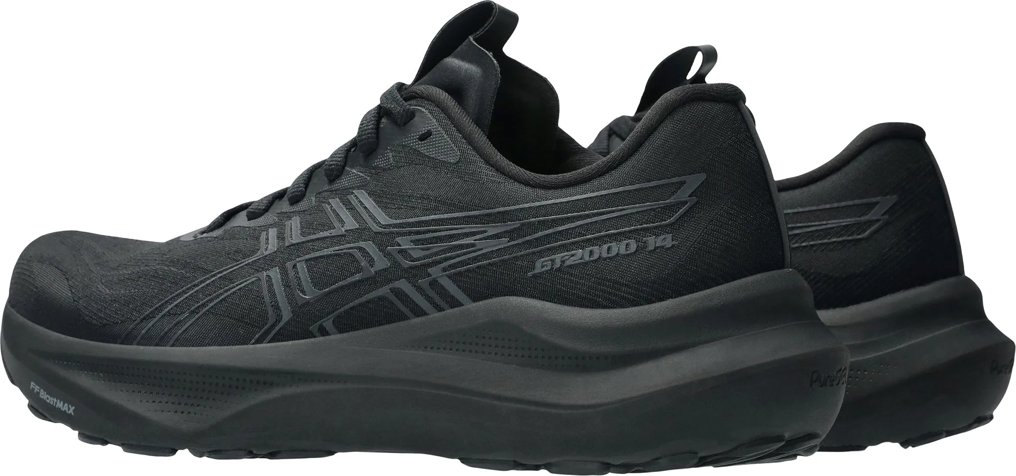 Asics GT 2000 14 Womens Running Shoes - Black recovery - promoting shoes traditional running shoes