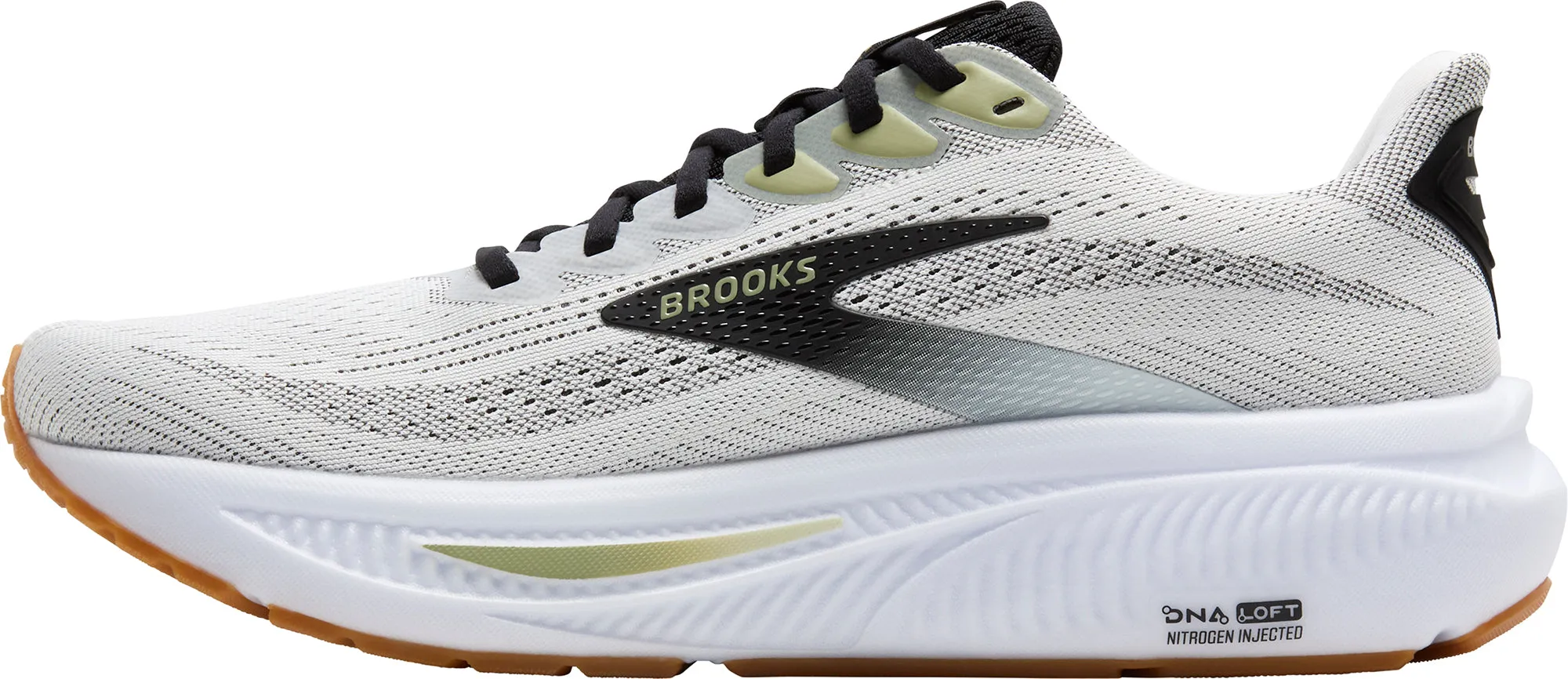 Lightweight Running Option Brooks Ghost 17 Mens Running Shoes - White