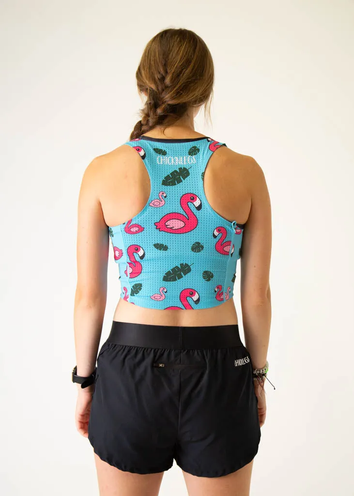 Blue Flamingo PWR Crop Top Coordination