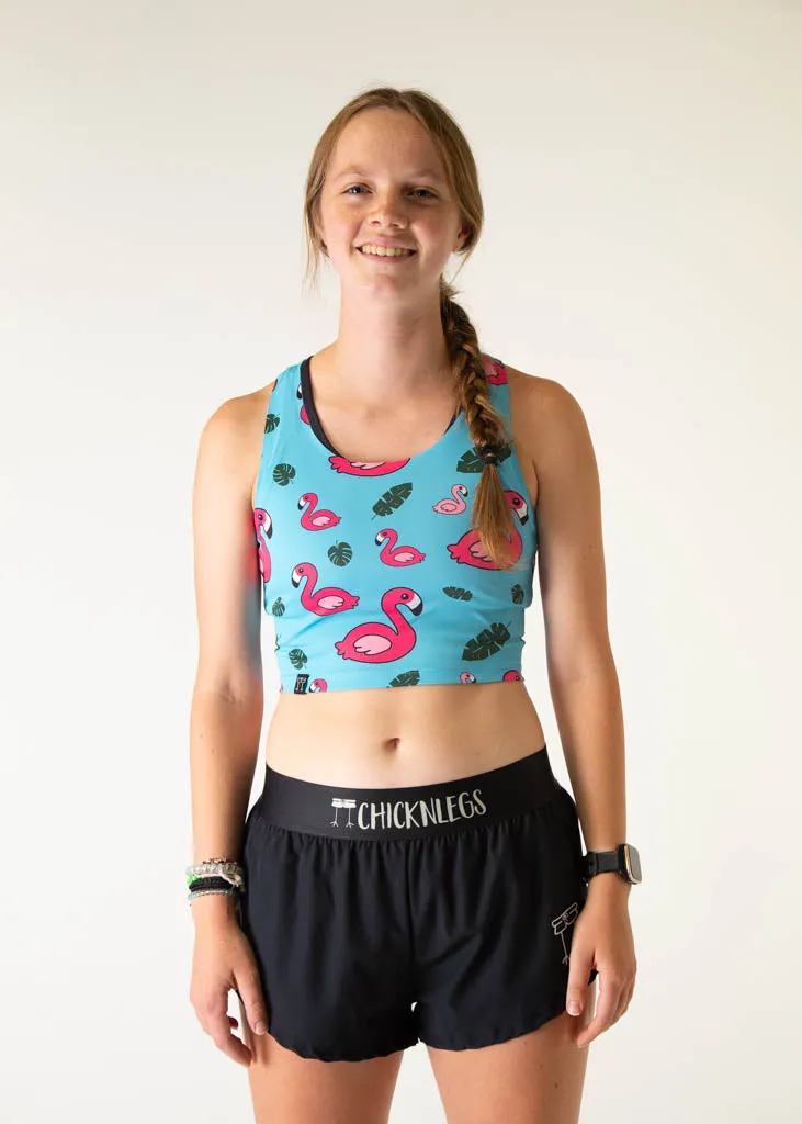 Blue Flamingo PWR Crop Top Quick Soft