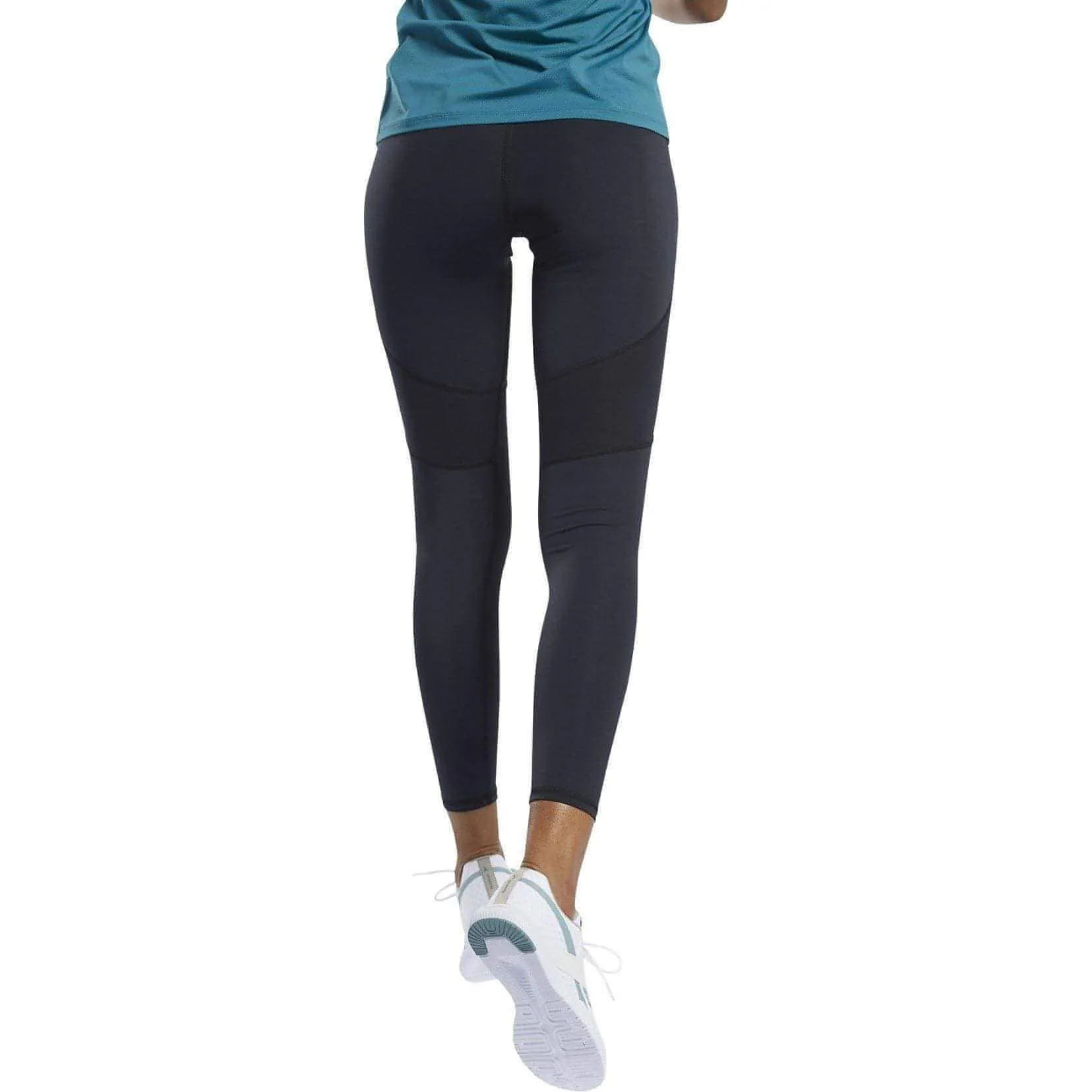 Reebok PureMove Womens Long Training Tights - Black Urban Mood Stretch Fit Budget Friendly