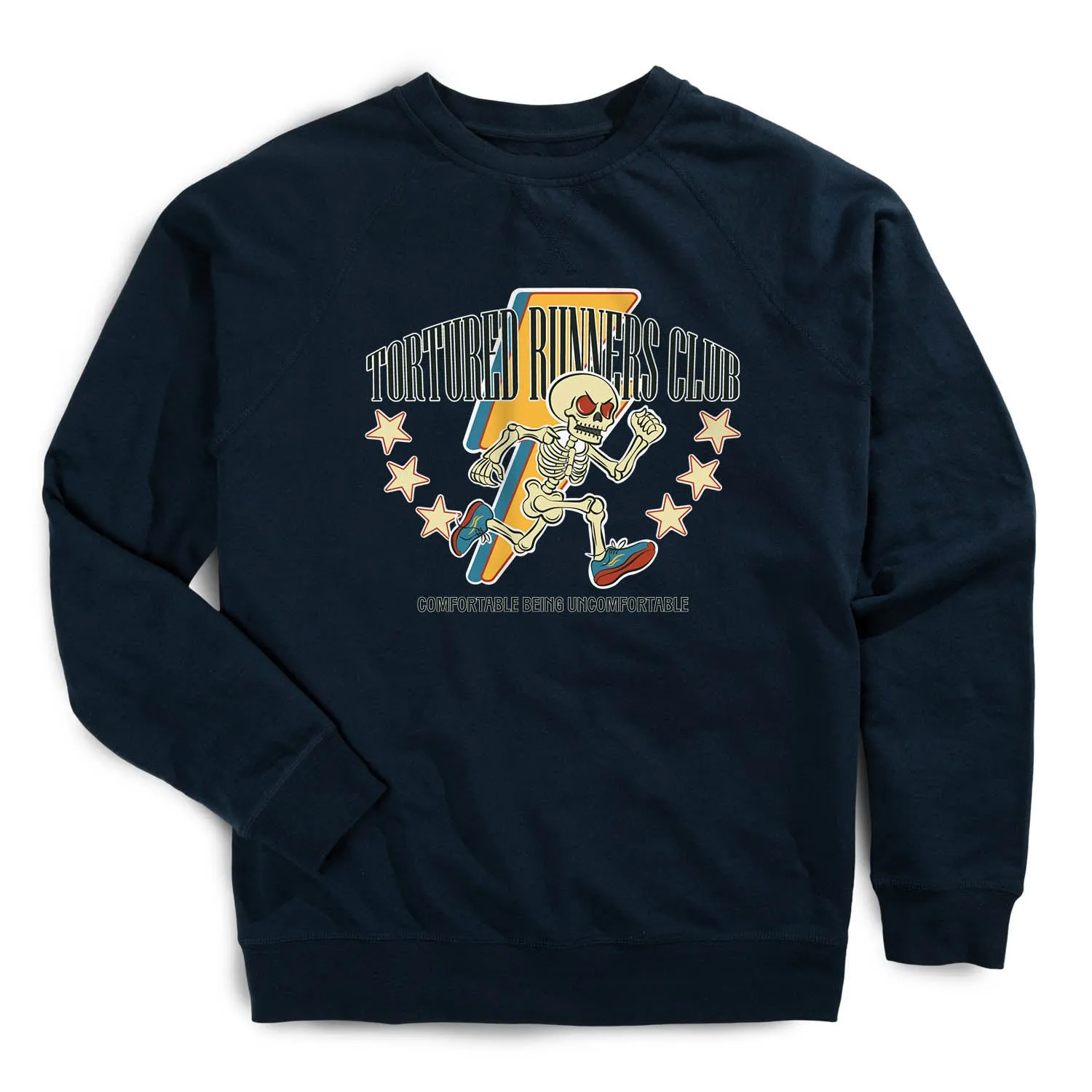 Athletic Wear Running Raglan Crew Neck Sweatshirt - The Tortured Runners Club