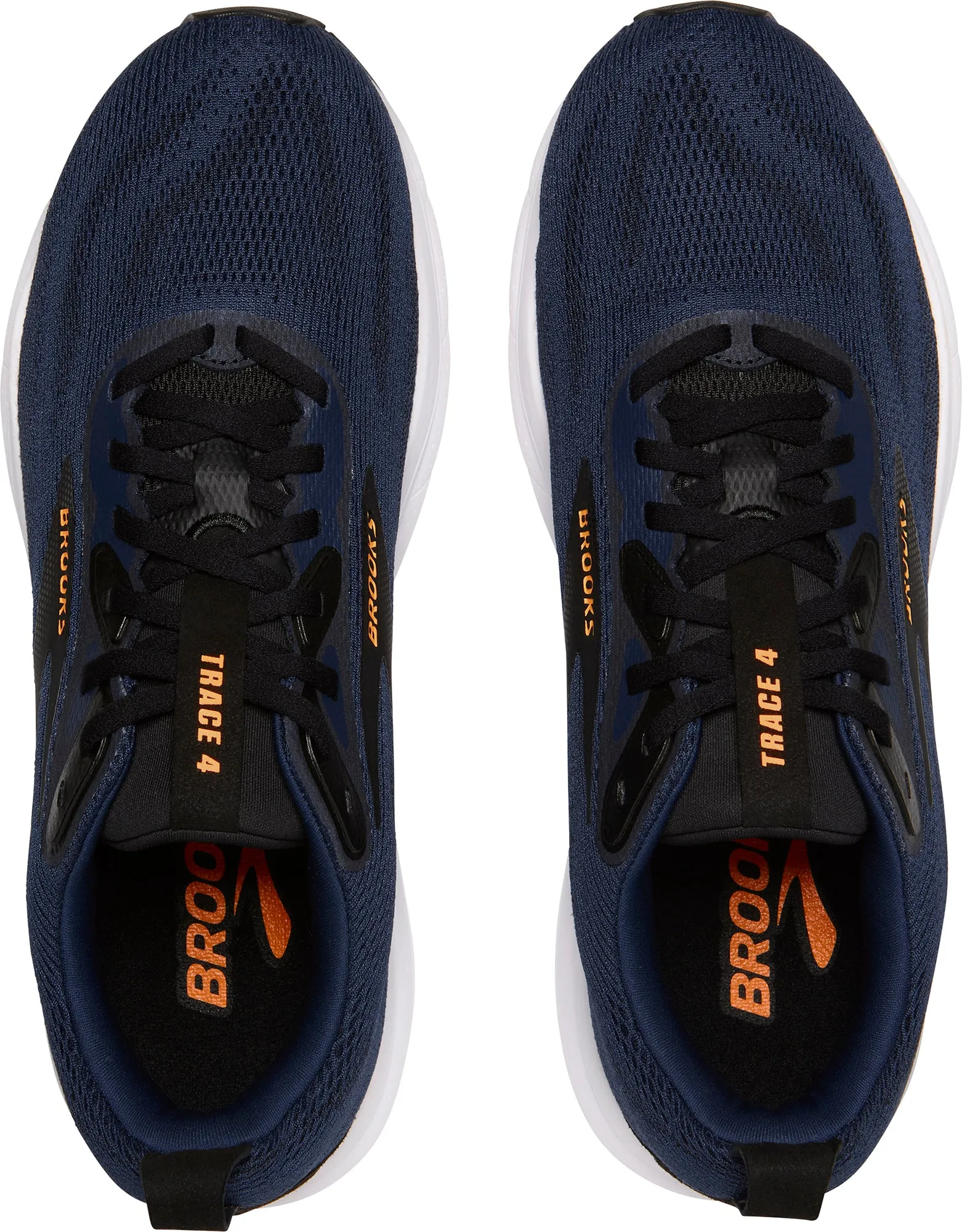 Short Distance Shear Reduction Technology Brooks Trace 4 Mens Running Shoes - Blue