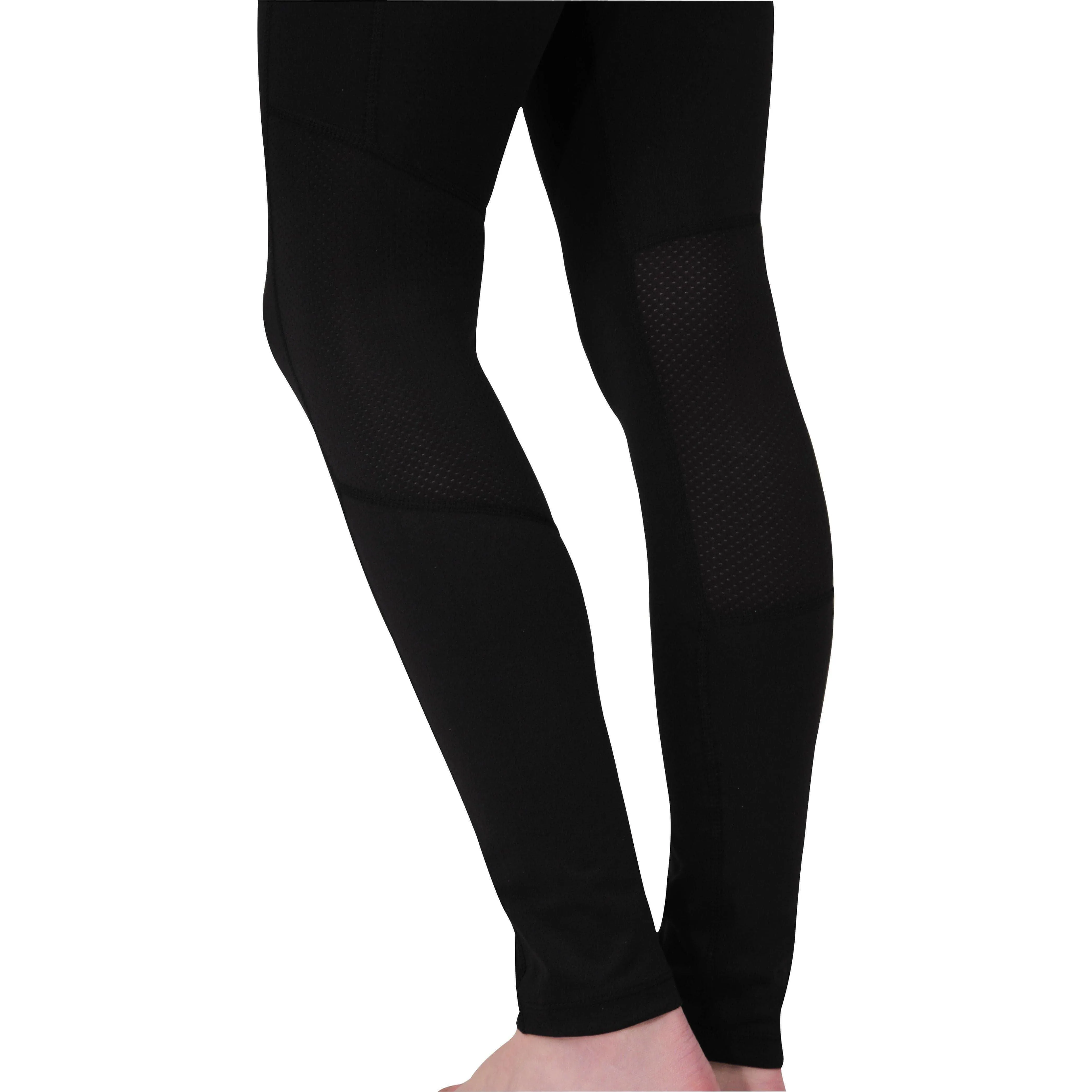 More Mile Excel Womens Long Running Tights - Black Easy Motion Seamless Design Active Lifestyle