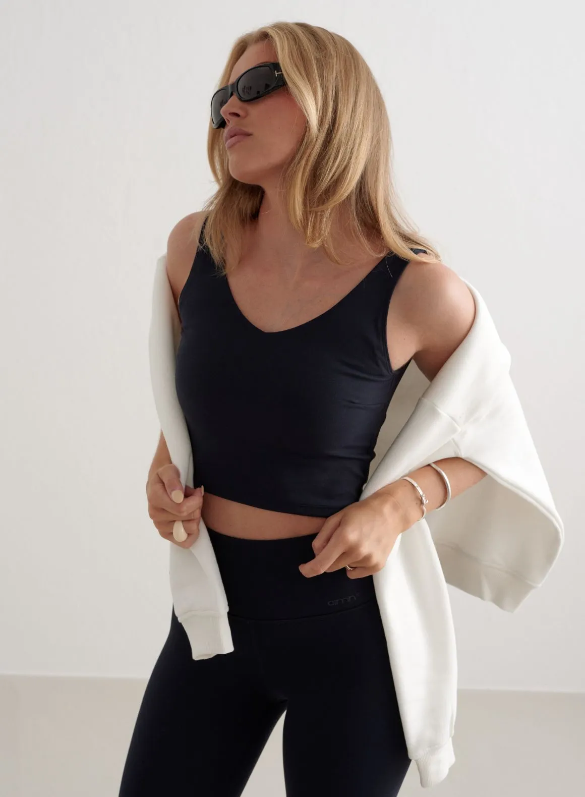 Athletic Cut Surveillance - ready Navy Sense Bralette