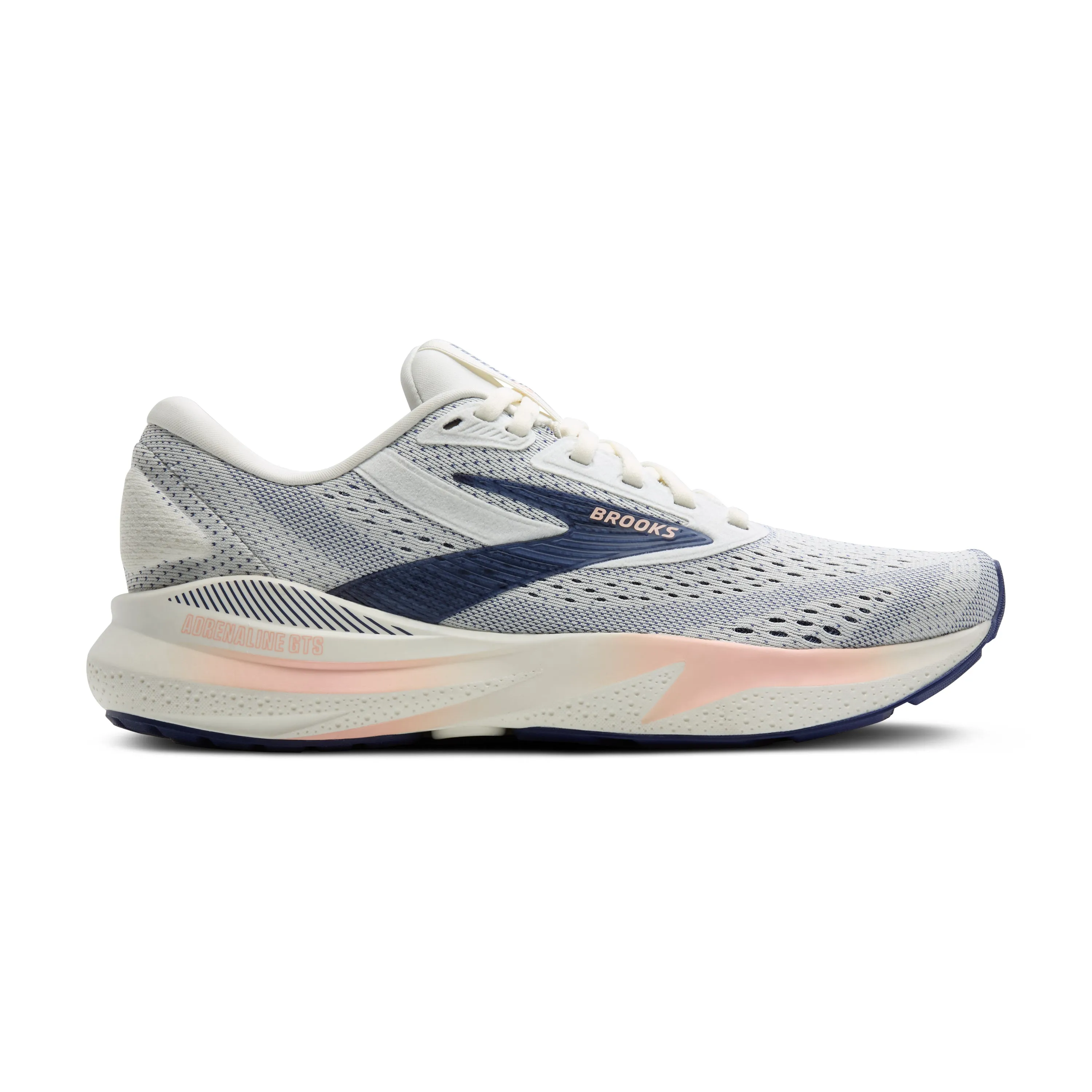 Brooks | Adrenaline GTS 24 | Women's | Grey/Blue Ribbon/Peach Slim Profile shoe cleaning