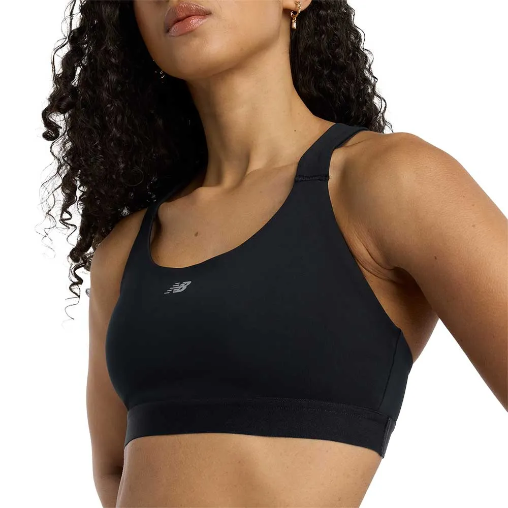 Women's NB Essential Train Bra - Black Lightweight Lingerie