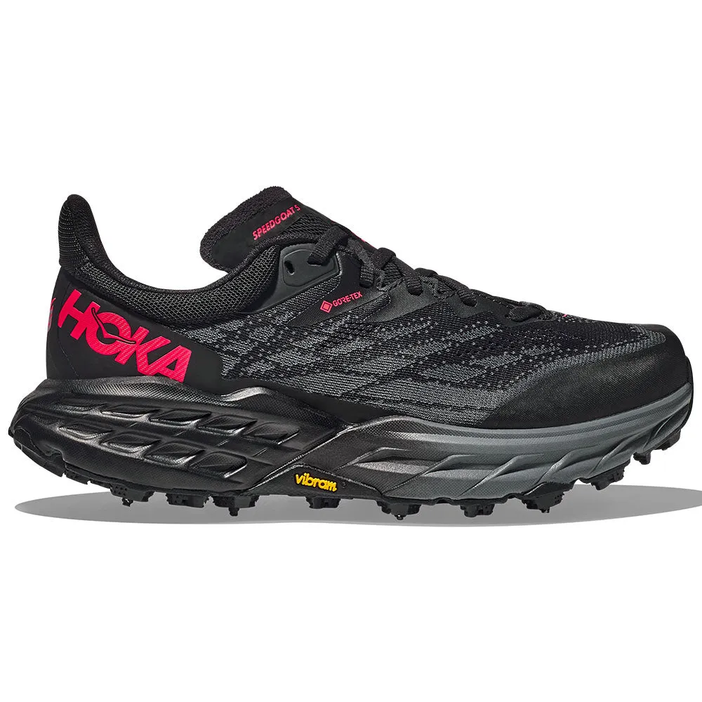 Women's HOKA ONE ONE Speedgoat 5 GTX Spike ultra trail running shoes