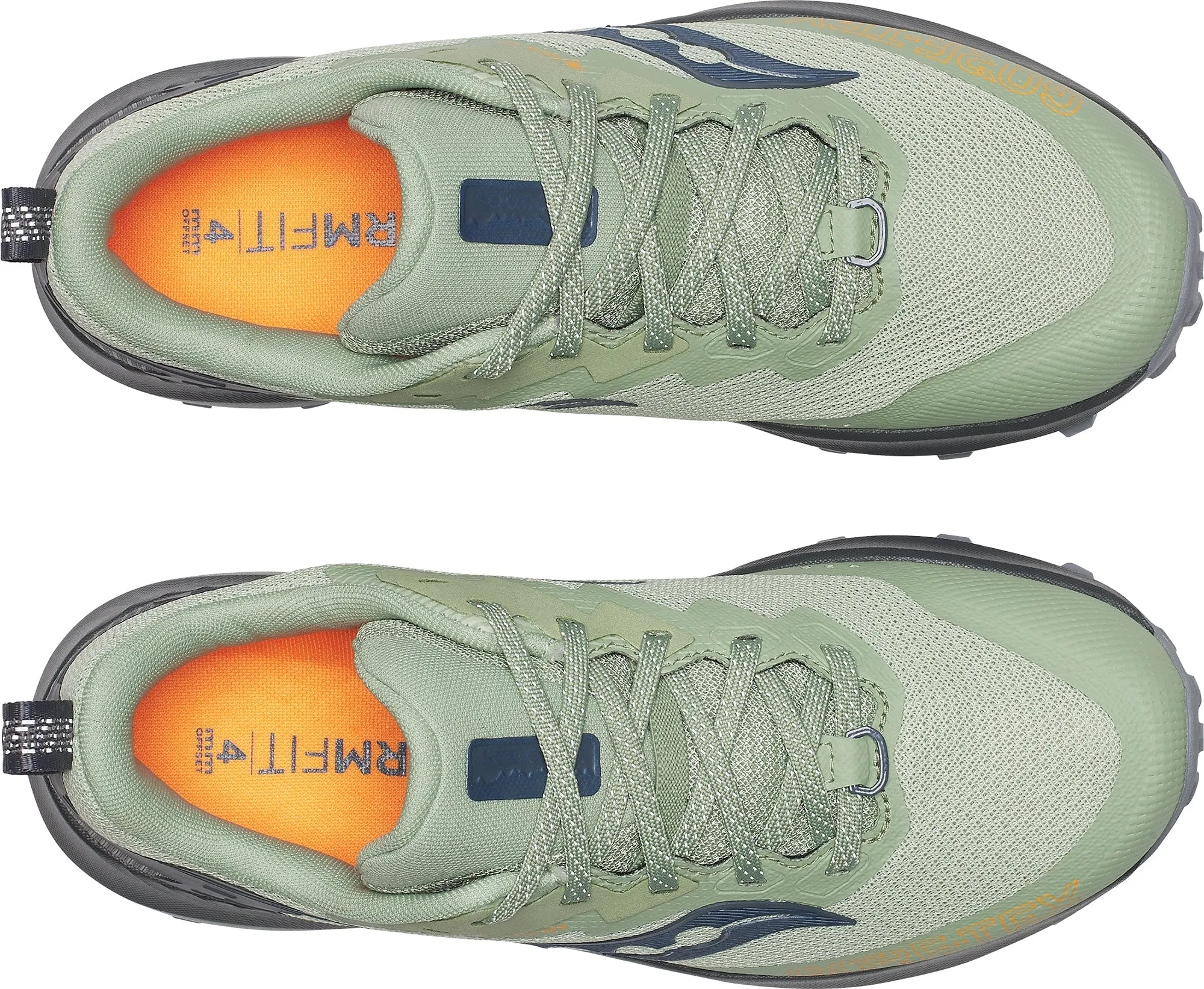 video - game - themed running option physiologically - comfortable Saucony Peregrine 14 GORE-TEX Womens Trail Running Shoes - Green