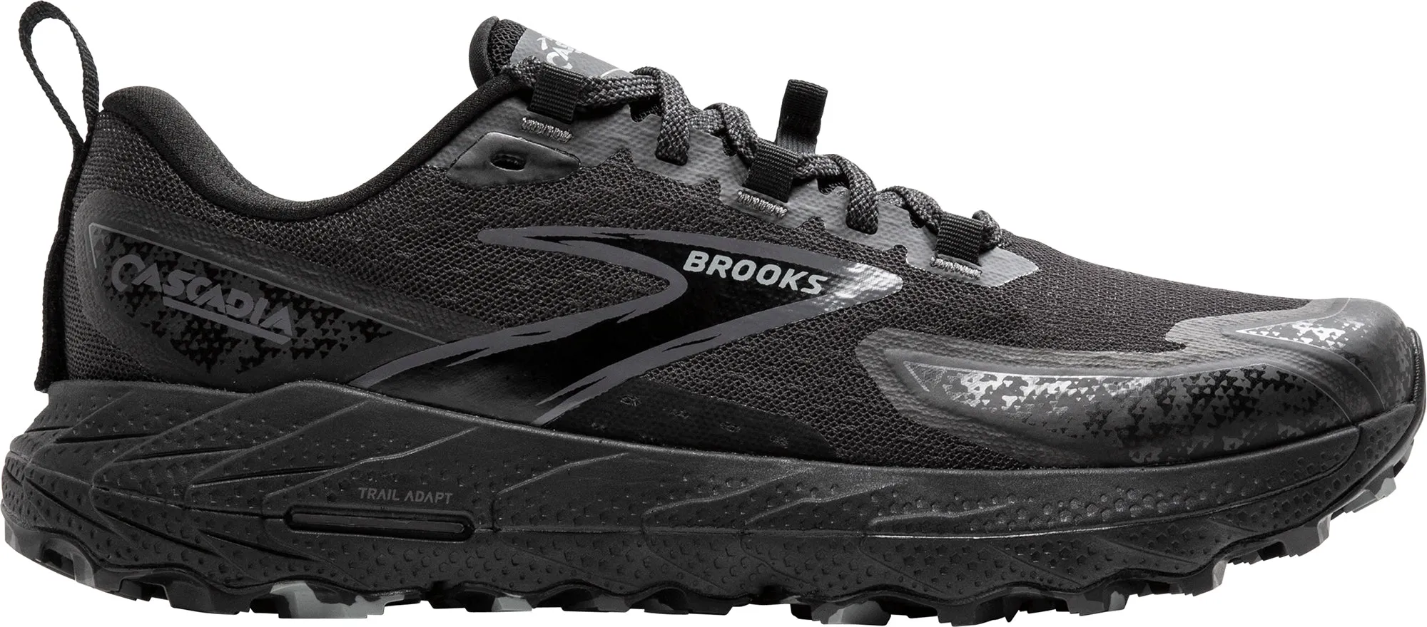 Brooks Cascadia 18 Mens Trail Running Shoes - Black TPU Stability