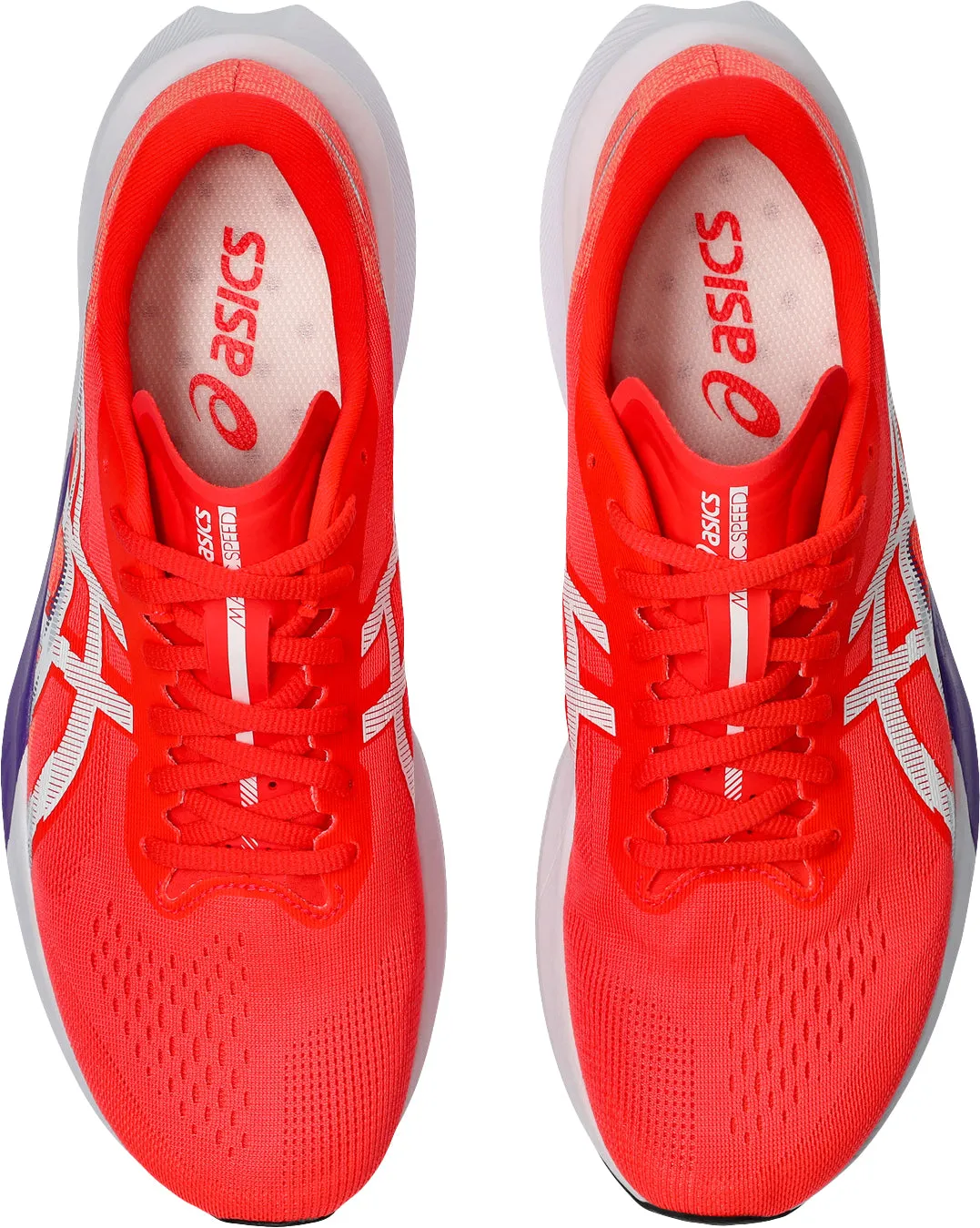 Reflective accents Abrasion Resistant Materials Asics Magic Speed 4 Mens Running Shoes - Red