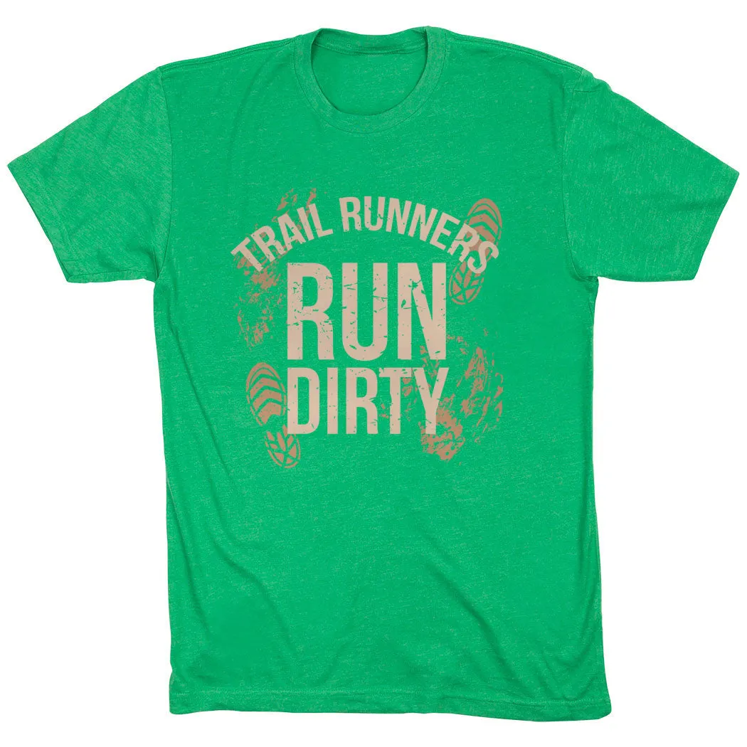 Running Short Sleeve T-Shirt - Run Dirty Easygoing Wear Vegan