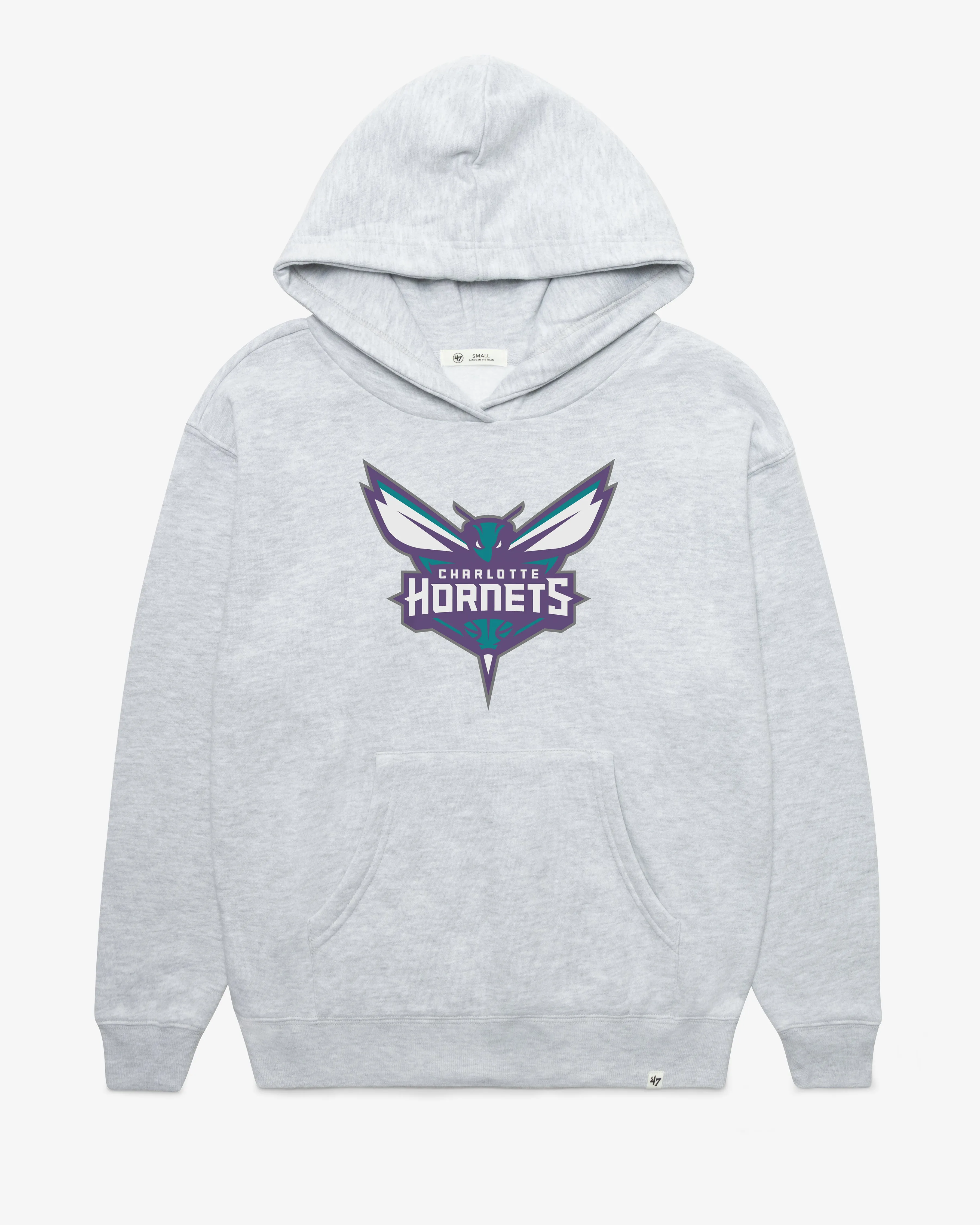 CHARLOTTE HORNETS IMPRINT '47 NAOMI HOOD WOMENS FadeResistant Dye ZeroIrritationLabels
