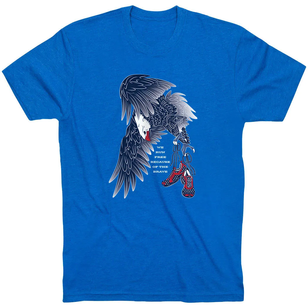 Performance Layer Running Short Sleeve T-Shirt - Because of The Brave