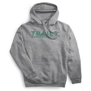 Statement Fleece Hoodie - Trails Over Treadmills Eco Wear Fashion Accessory