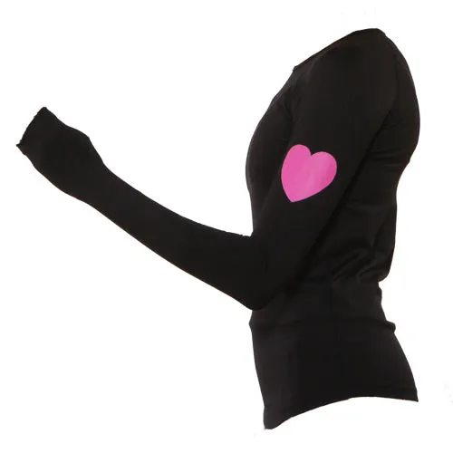 Casual Performance Run Love Black SubZero Long Sleeve Top Non-toxic Soft Layer