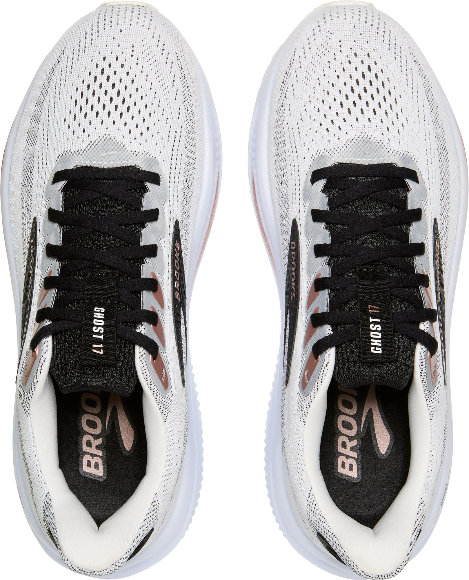 adapt to different paces Brooks Ghost 17 Womens Running Shoes - White