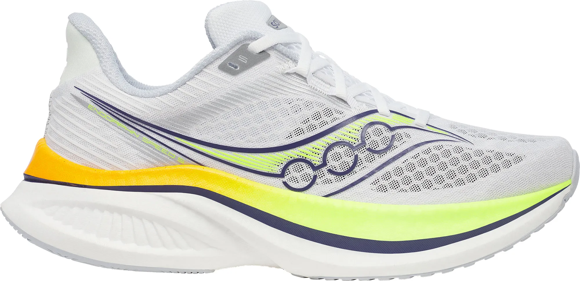 3D Molded Insole Saucony Endorphin Speed 5 Mens Running Shoes - White