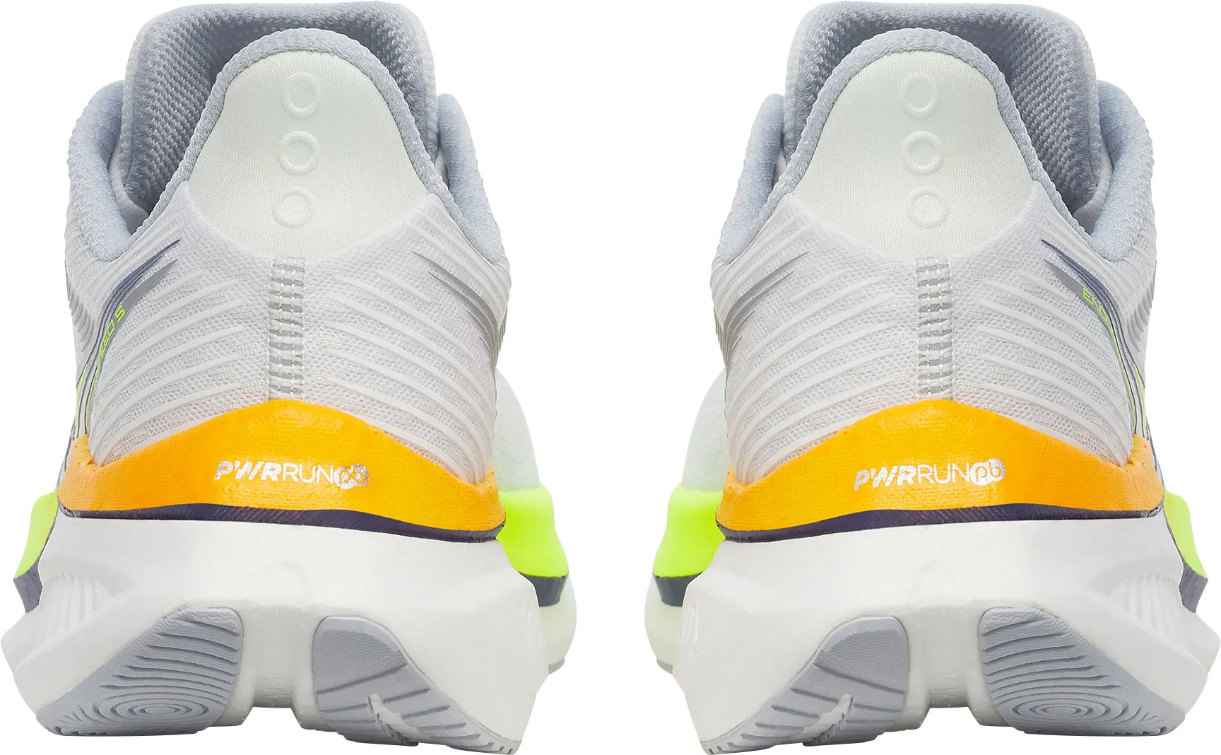 Saucony Endorphin Speed 5 Mens Running Shoes - White Internal Heel Lock athlete in training