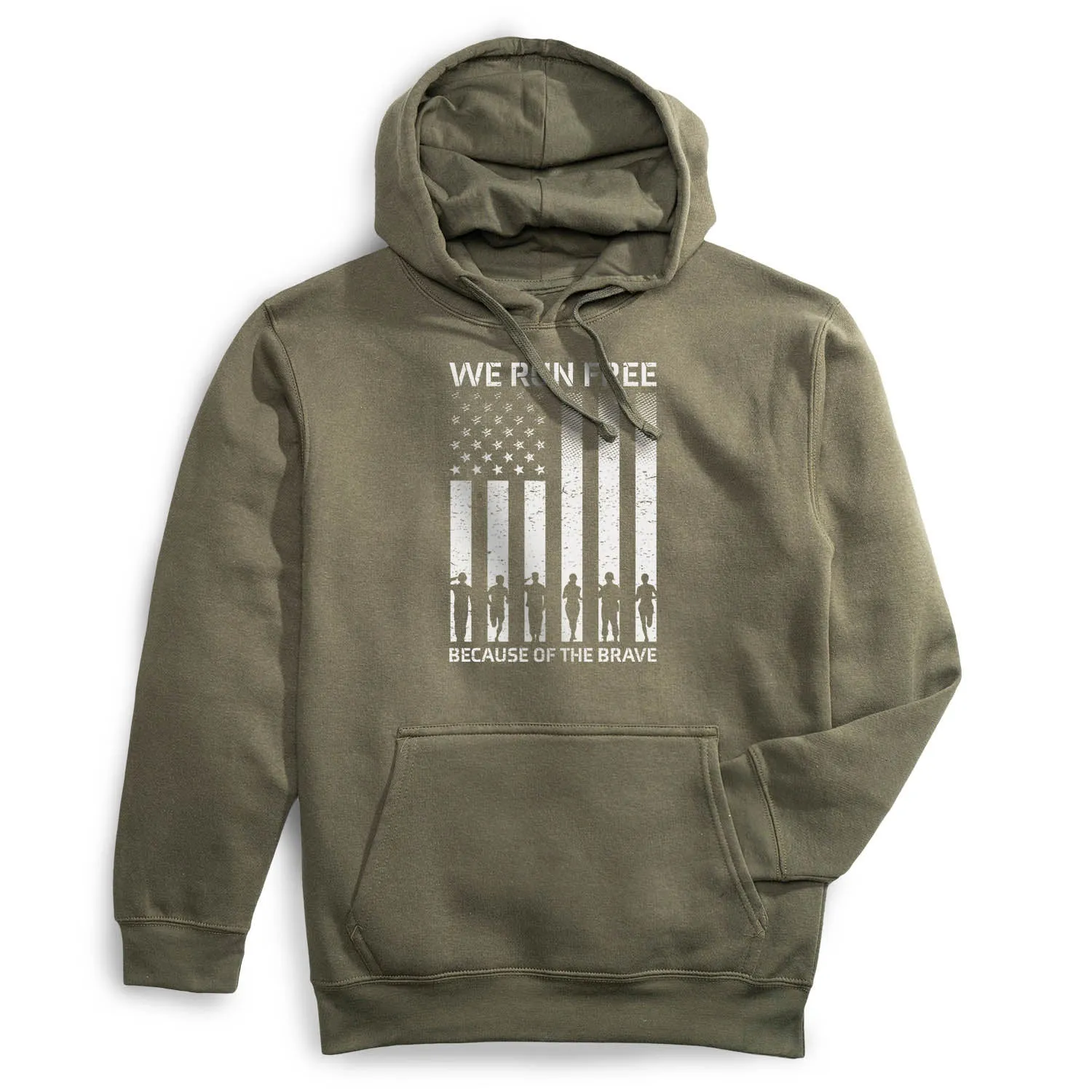 Statement Fleece Hoodie - Because of the Brave Fine Weave