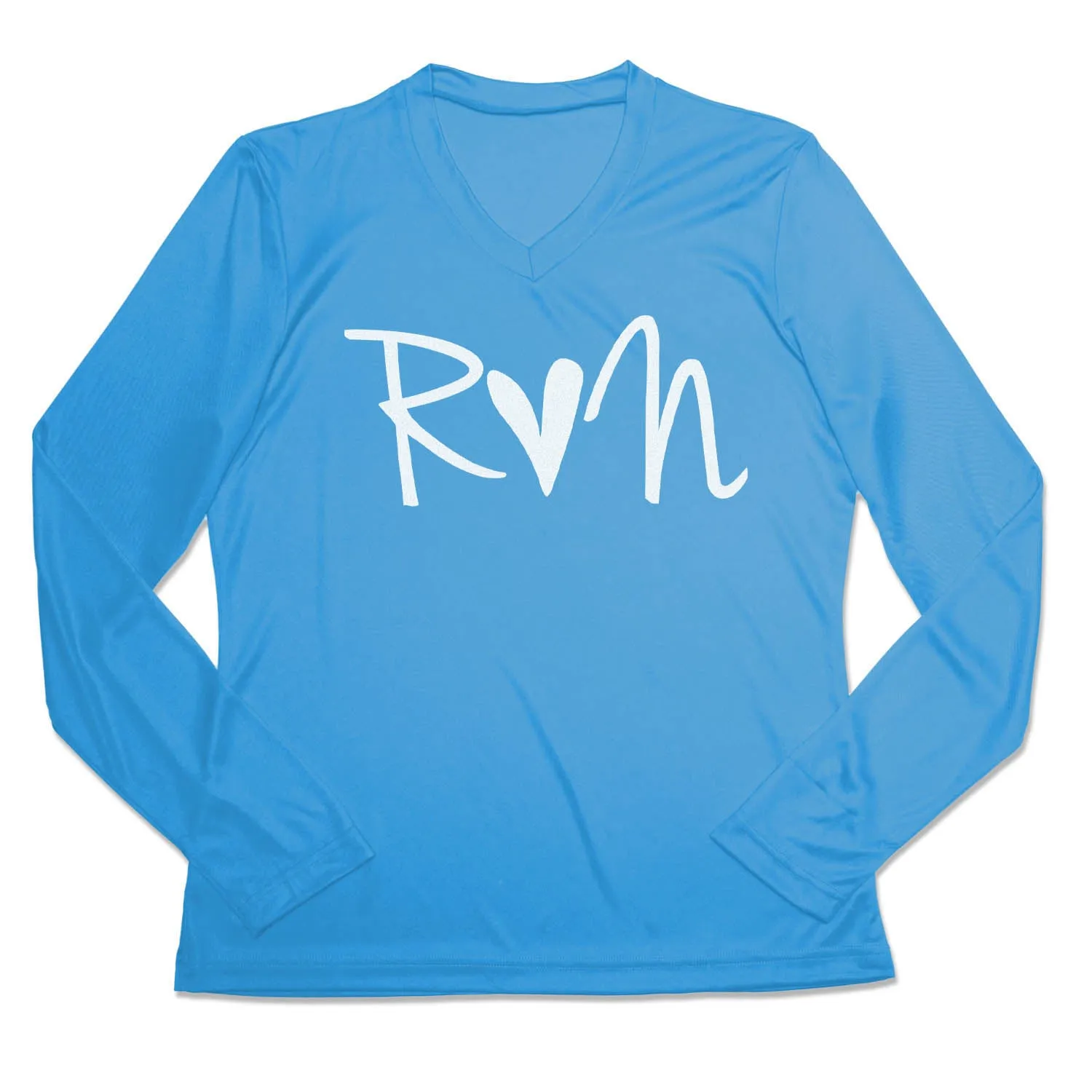 Comfy Stretch Fit On-the-Go Comfort Women's Long Sleeve Tech Tee - Run Heart