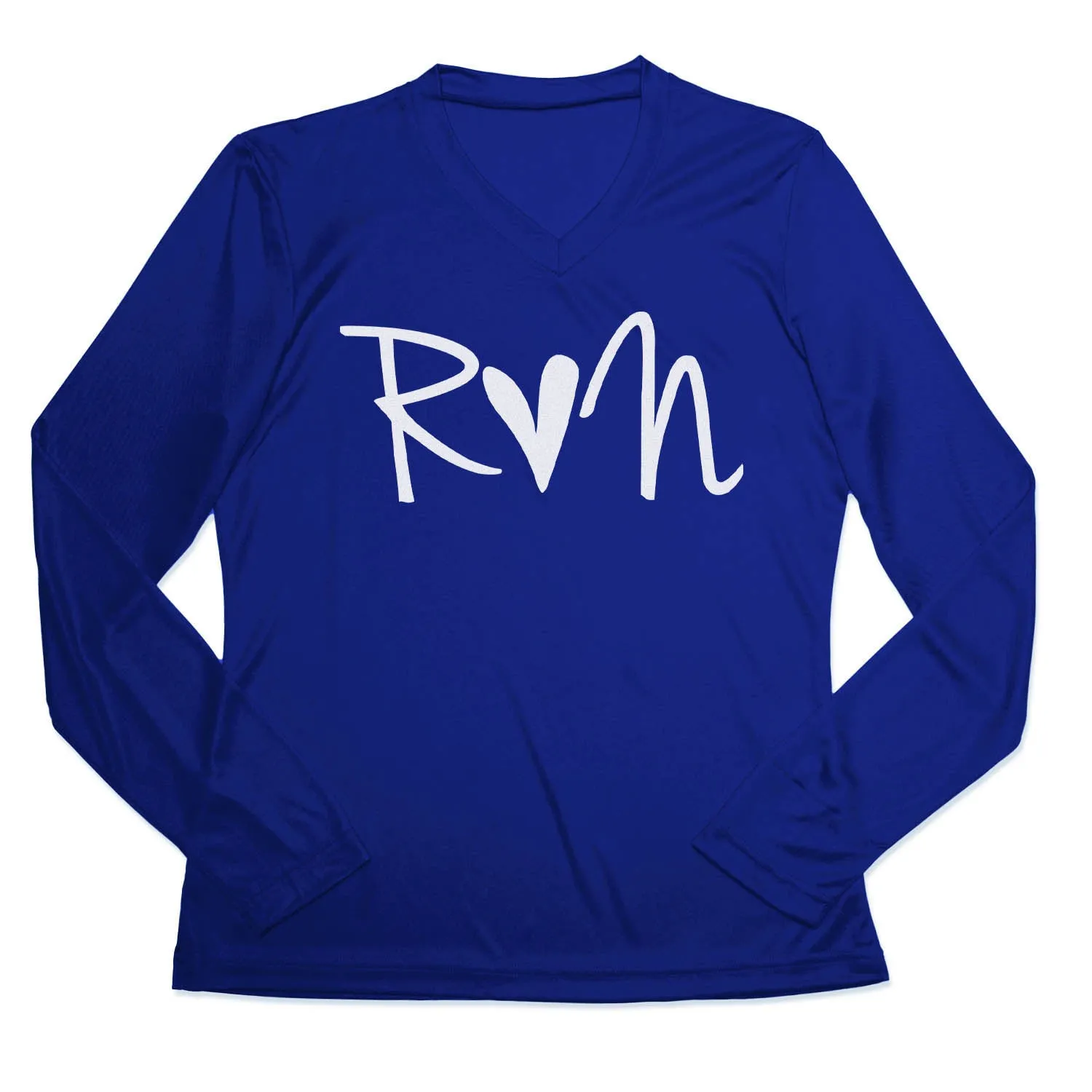 Women's Long Sleeve Tech Tee - Run Heart Soft Feel Essential Fit