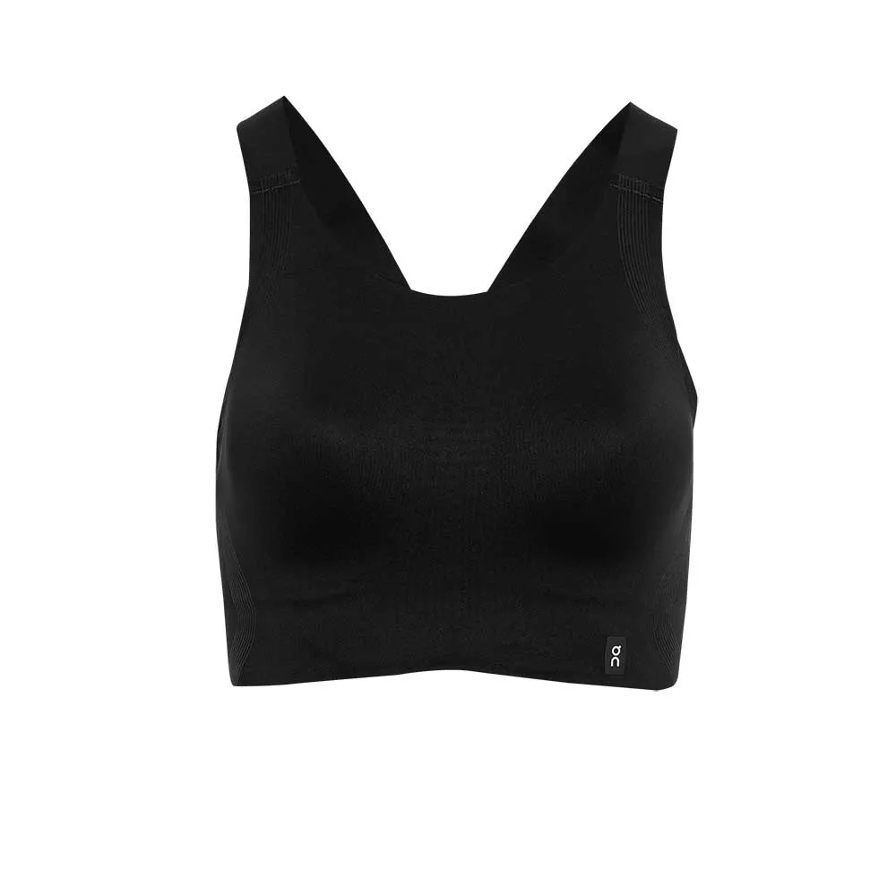 Women's Performance Flex Bra - Black Zigzag stitching seams
