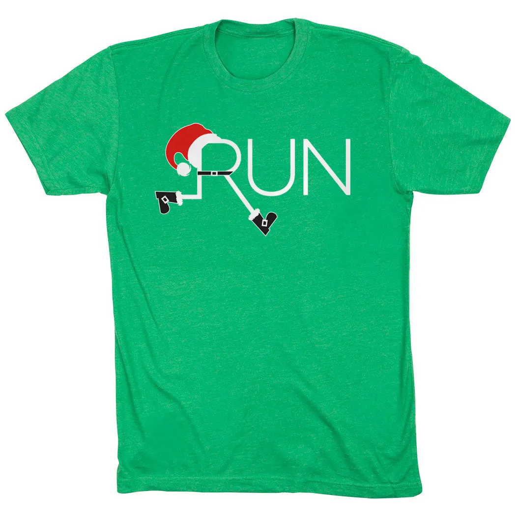 Running Short Sleeve T-Shirt - Let's Run For Christmas SustainableManufacturing